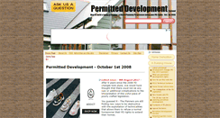 Desktop Screenshot of permitteddevelopment.org